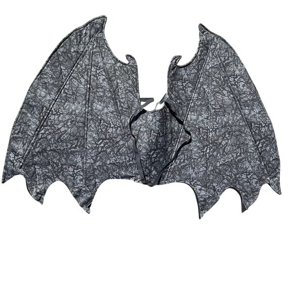 Child’s Gray Ghastly Gargoyle Long Sleeve Bodysuit and Wings Size M (8-10) - Picture 4 of 8